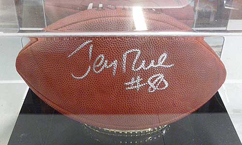 Jerry Rice Autographed Football