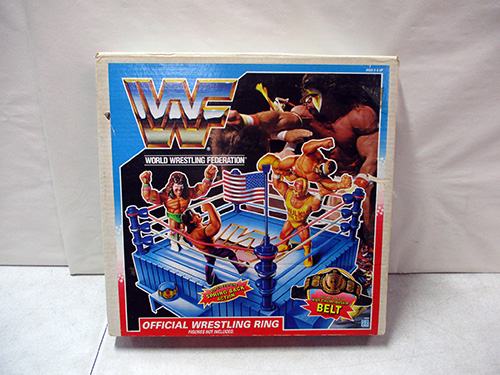 image of WWF Official Wrestling Ring Playset