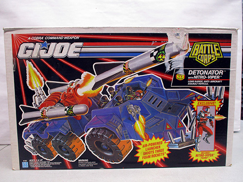 image of GI Joe Detonator Vehicle with Nitro-Viper