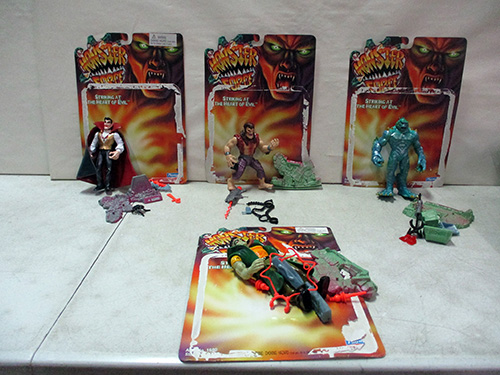 image of Monster Force Action Figures with Cards