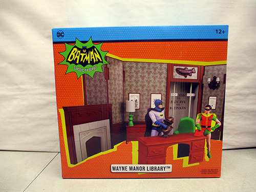 image of DC Batman Wayne Manor Library Playset