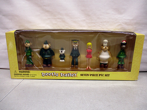 image of Beetle Bailey Seven-Piece PVC Figure Set