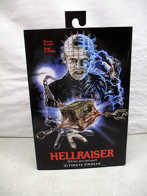 image of Hellraiser Ultimate Pinhead Action Figure Box