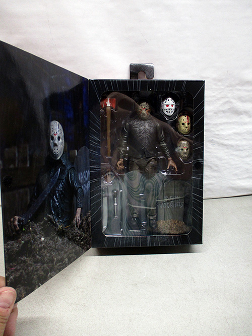 image of NECA Jason Voorhees Action Figure Box Set