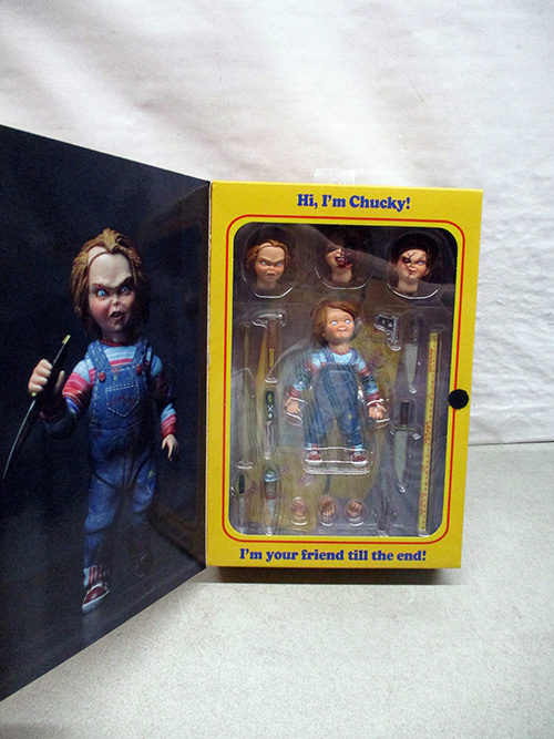 image of Child's Play Chucky Action Figure Set in Box