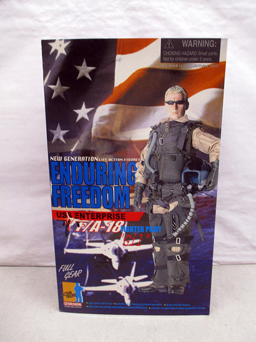 image of Enduring Freedom Action Figure USS Enterprise F/A-18 Pilot