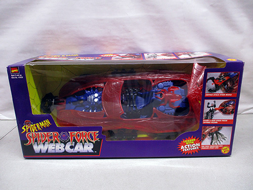 image of Spider-Man Spider Force Web Car in Original Box