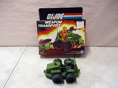 image of G.I. Joe Weapon Transport Vehicle with Original Box