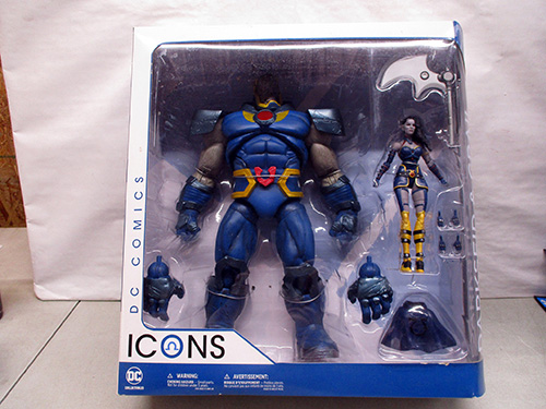 image of DC Icons Justice League Darkseid & Grail Action Figures