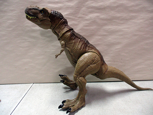 image of Jurassic World Plastic Tyrannosaurus Rex Dinosaur Toy