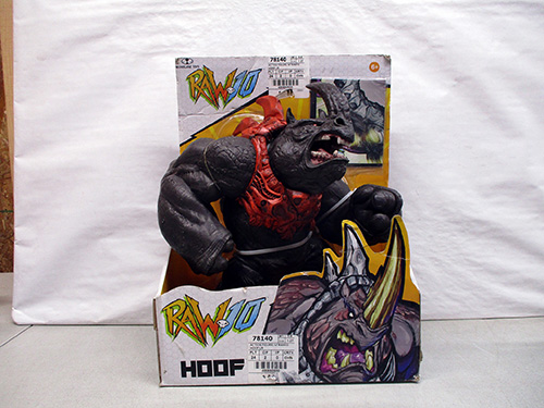 image of Raw 10 Hoof Action Figure Packaging