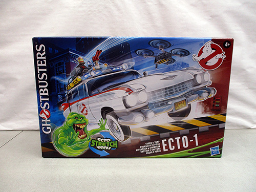 image of Ghostbusters Ecto-1 Playset with Slimer and Drone