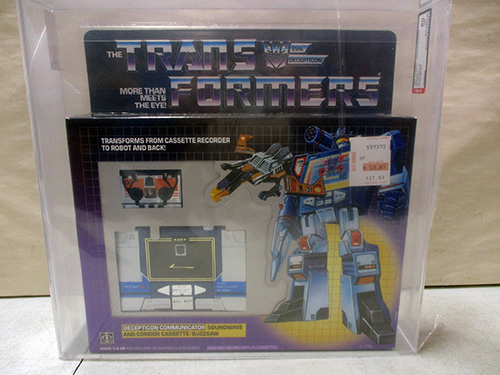 image of Transformers G1 Soundwave Action Figure in Box