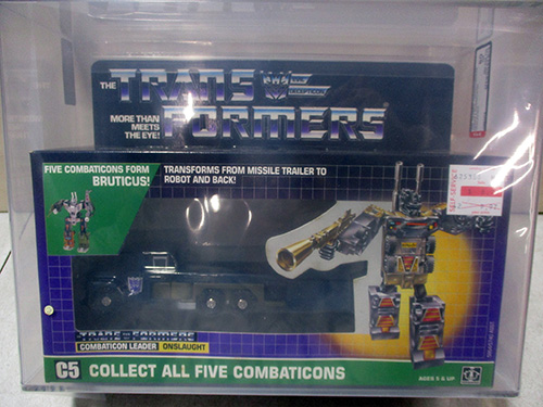 image of Transformers G1 1986 Bruticus Combaticon Leader AFA graded