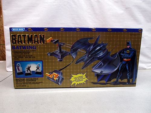 image of Blue Box Batman Batwing Toy Set in Original Box