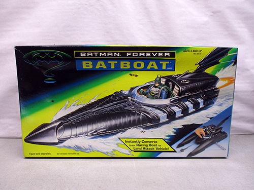 image of Batman Forever Batboat Toy in Original Packaging