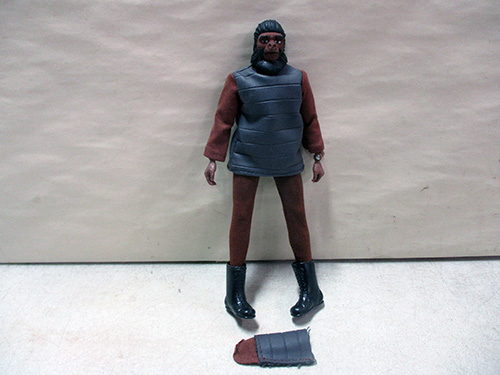 image of Mego Planet of the Apes Warrior action Figure with Accessory