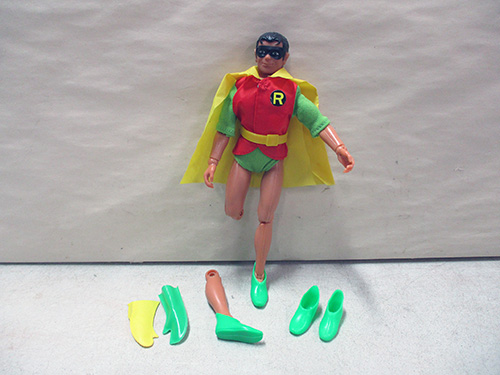 image of Mego Robin Action Figure with Accessories