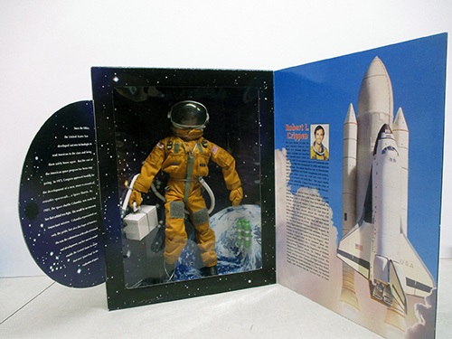 image of GI Joe Space Shuttle Astronaut Figurine in Original Packaging