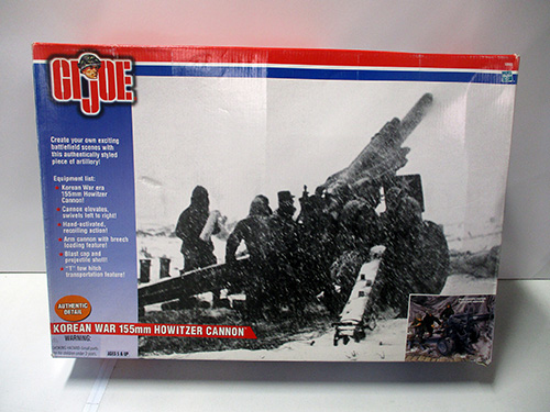 image of GI Joe Korean War 155mm Howitzer Cannon