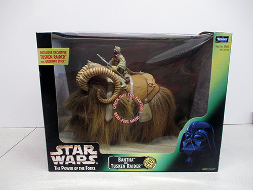 image of Star Wars Power of the Force Bantha with Tusken Raider