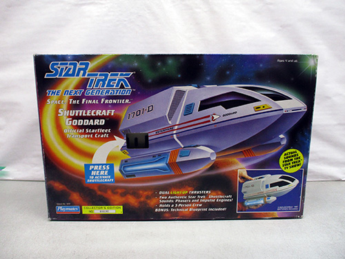 image of Star Trek Shuttlecraft Goddard Playmates Toy in Box