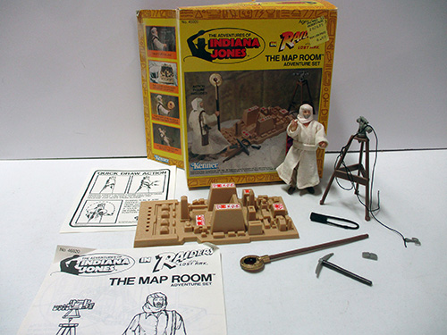 image of Indiana Jones Map Room Adventure Set by Kenner