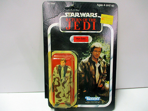 image of Star Wars Han Solo ROTJ Kenner Action Figure