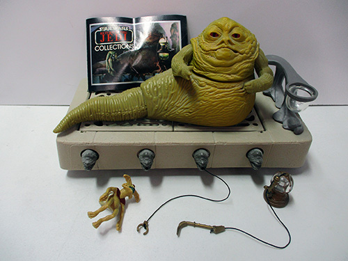 image of 1983 Star Wars Return of the Jedi Jabba the Hutt Playset with Accessories