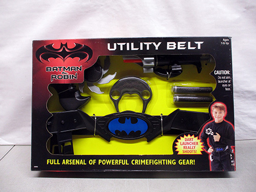 image of Batman & Robin Utility Belt Toy Set in Original Box