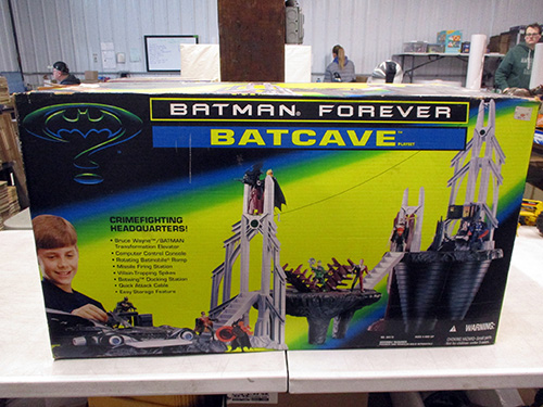 image of Batman Forever Batcave Playset in Original Box