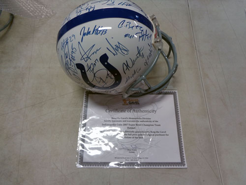image 6 of autographed super bowl helmets