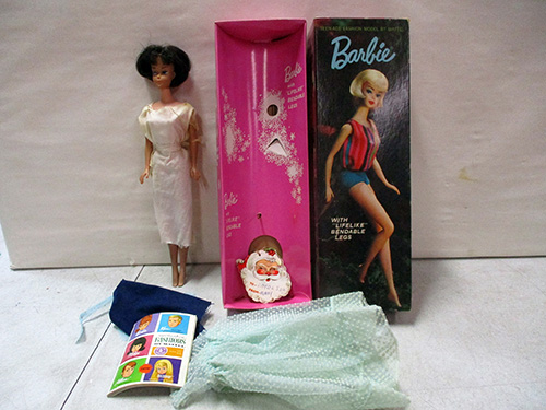 image of 1960s Barbie Doll with Original Box and Accessories