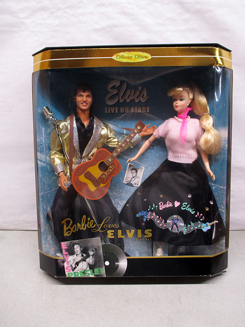 image of Barbie Loves Elvis Collector Edition Doll Set