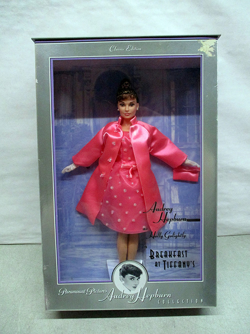 image of Audrey Hepburn Barbie Doll Breakfast at Tiffany's