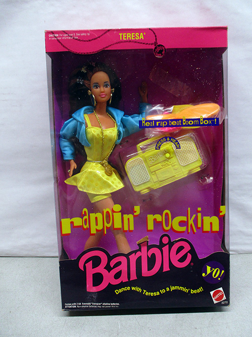 image of Rappin' Rockin' Barbie Doll Teresa by Mattel