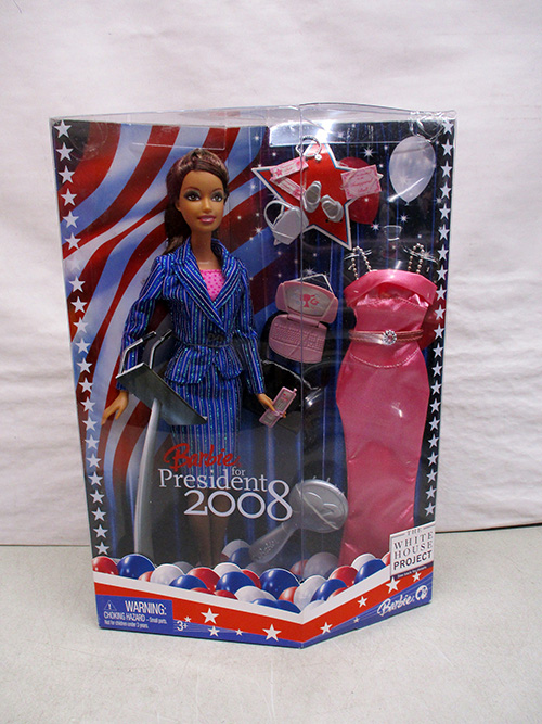 image of Barbie for President 2008 Doll in Original Packaging