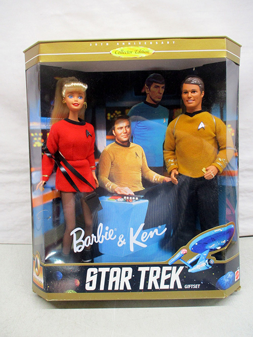 image of Barbie and Ken Star Trek Gift Set in Box