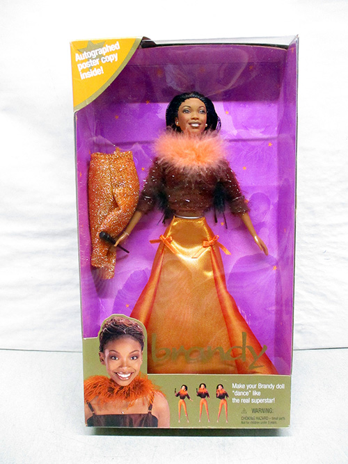 image of Barbie Doll Signed by Brandy Norwood in Original Box