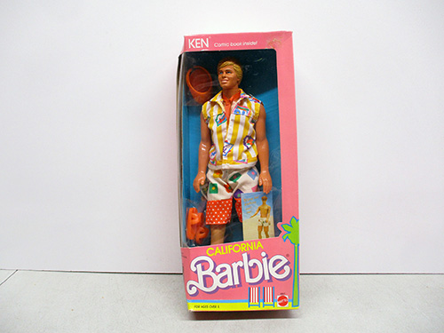image of California Barbie Ken Doll in Original Packaging