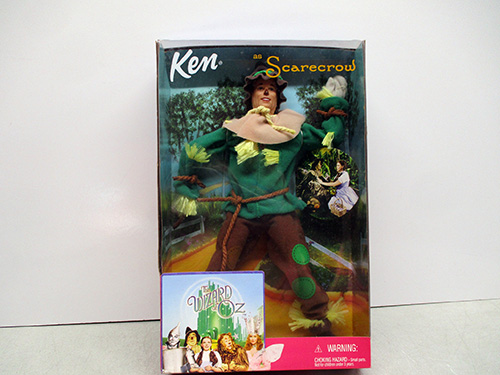 image of Ken as Scarecrow Wizard of Oz Doll in Box