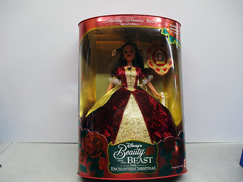 image of Disney Beauty and the Beast Enchanted Christmas Doll