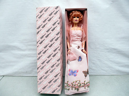 image of Barbie Doll in Floral Dress with Box