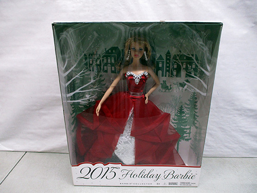 image of 2015 Holiday Barbie in Original Packaging