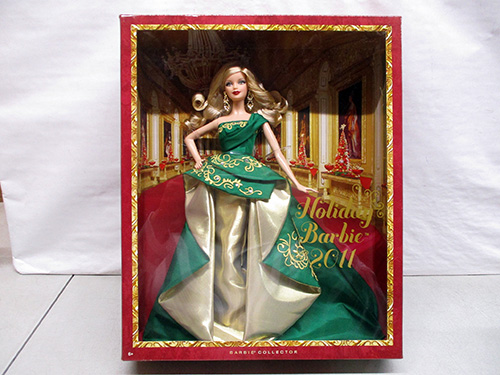 image of 2001 Holiday Barbie in Original Box
