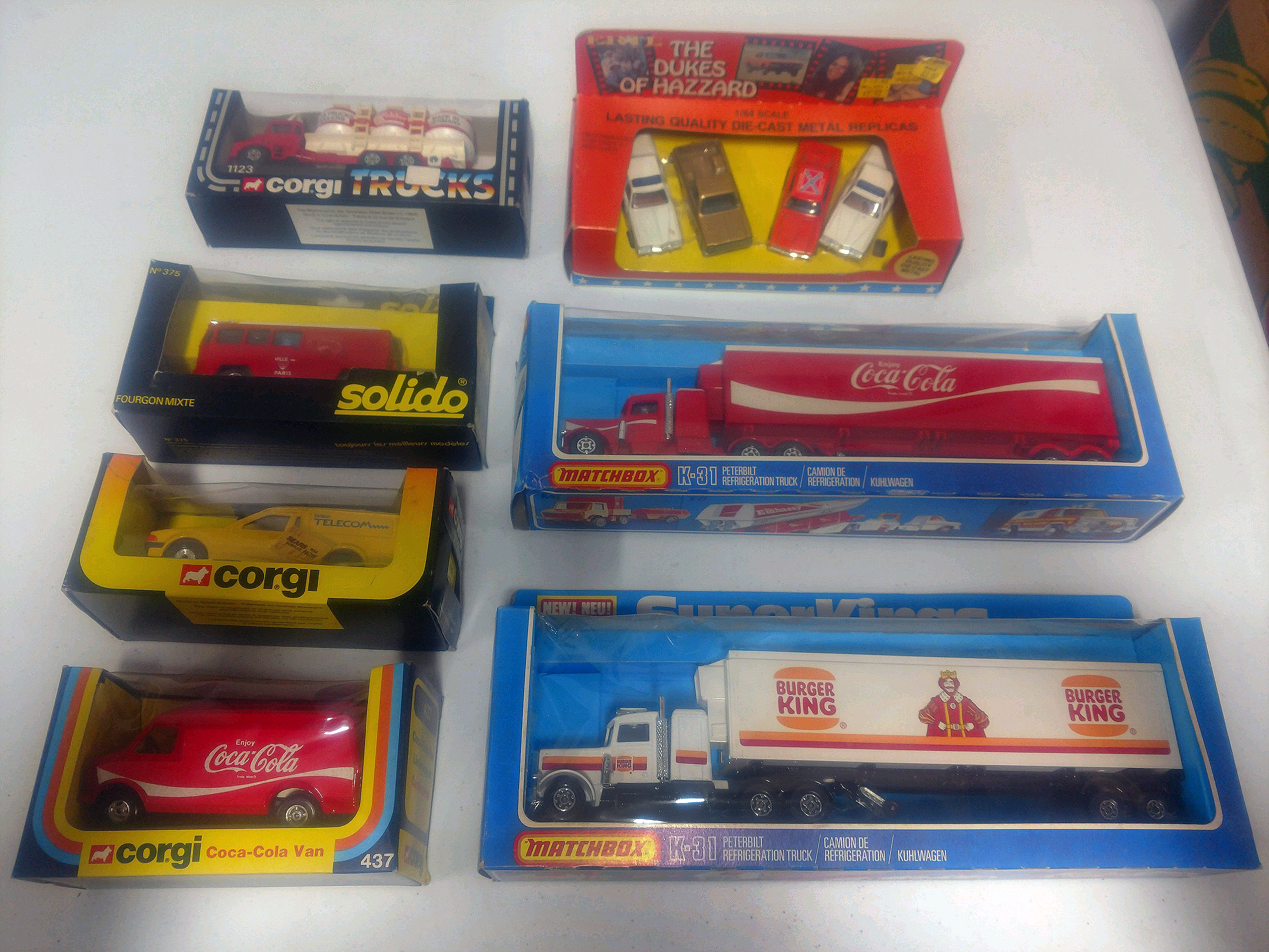 corgi matchbox cars