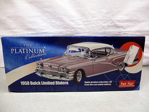 image of 1958 Buick Limited Riviera Diecast Model by Sun Star