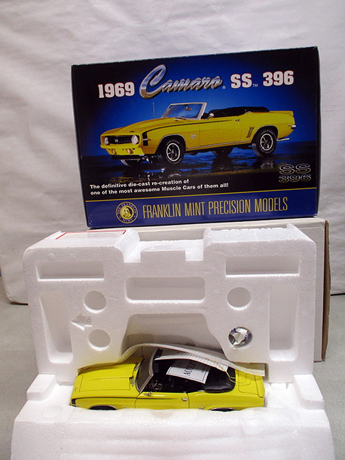 image of 1969 Camaro SS 396 by Franklin Mint in Original Packaging