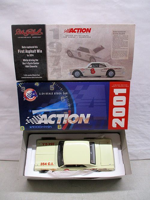 image of Dale Earhnardt Action 1:24 Scale 1964 Ford Fairlane Stock Car Model