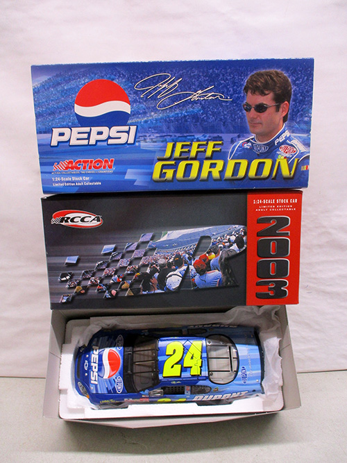image of Jeff Gordon Pepsi Diecast 1:24 Scale Car
